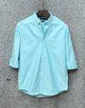 Premium Solid Logo Oxford Cotton Shirt RLS 220