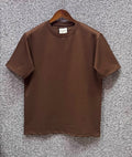 Premium Oversized Dropshoulder Solid Tshirt GCDST Coffee | Shirtology Bangladesh