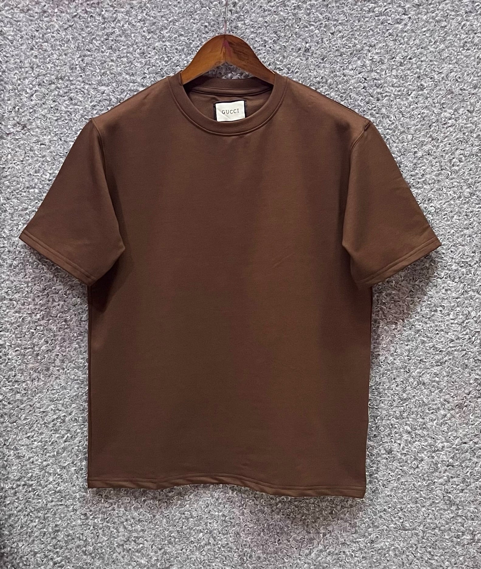 Premium Oversized Dropshoulder Solid Tshirt GCDST Coffee | Shirtology Bangladesh