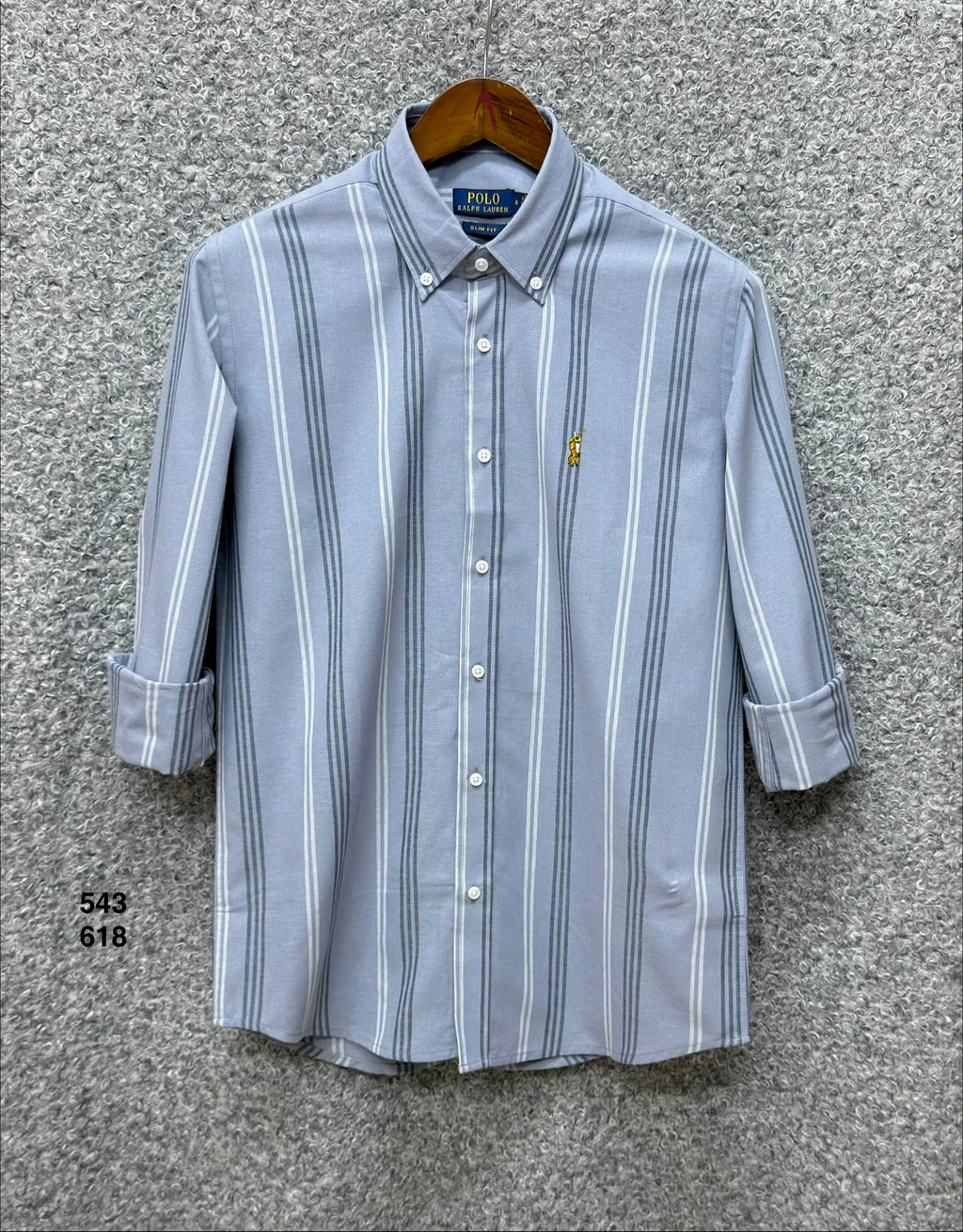 Premium Stripe Full Sleeve Shirt  RLST 618