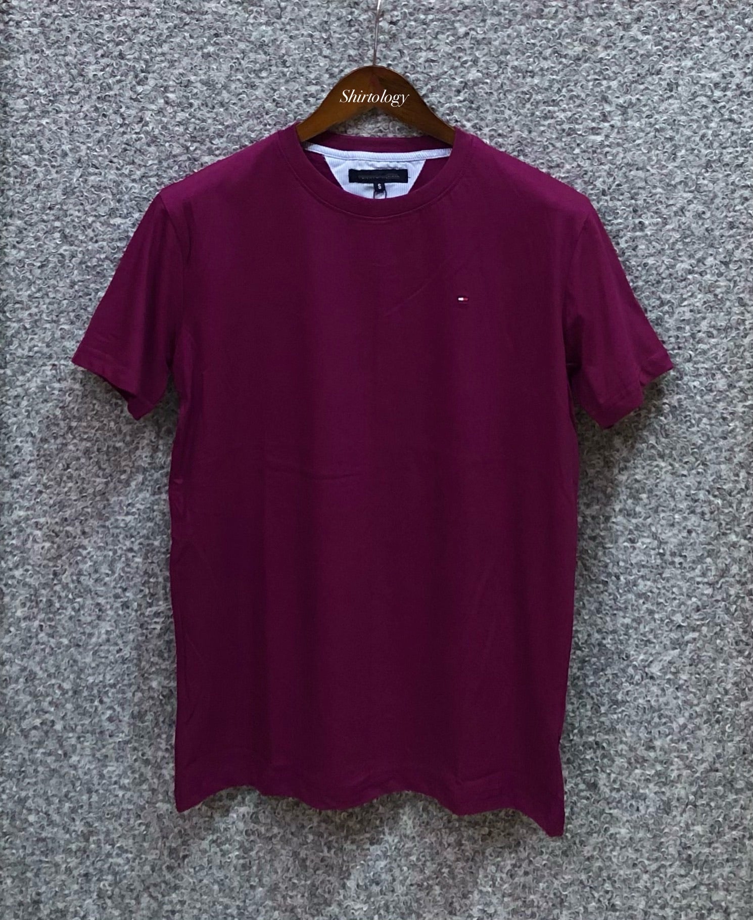 Premium Solid Tshirt TMSLT Burgundy | Shirtology Bangladesh