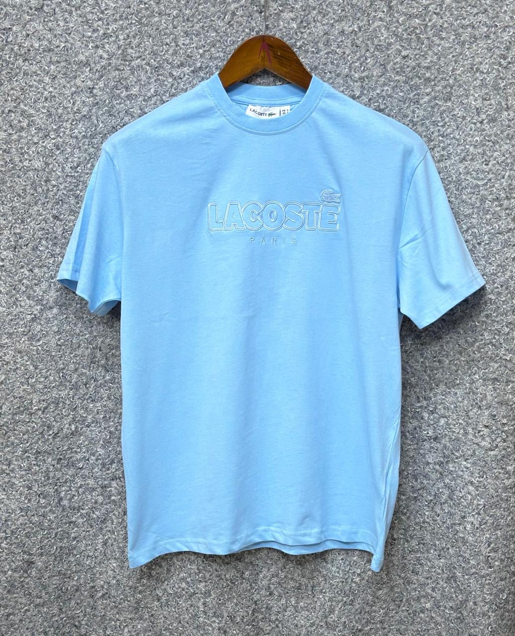 Premium Big Embroidery Tshirt LKSBET Sky