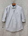 Premium Solid Logo Oxford Cotton Shirt RLS 226