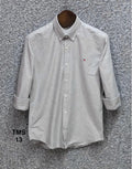 TMS Signature Solid Cotton Shirt oxford grey 13 | Solid Shirt | Shirtology Bangladesh