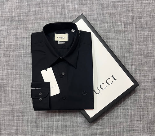 GCS Premium Solid Shirt Black | Shirtology Bangladesh