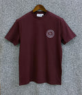 Premium RoundEmbroidery Lacoste Tshirt LKSRET Coffee