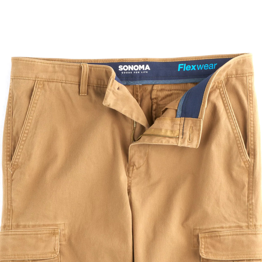 Men’s Flexwear Straight Fit Cargo Pants – kahki brown | Shirtology Bangladesh