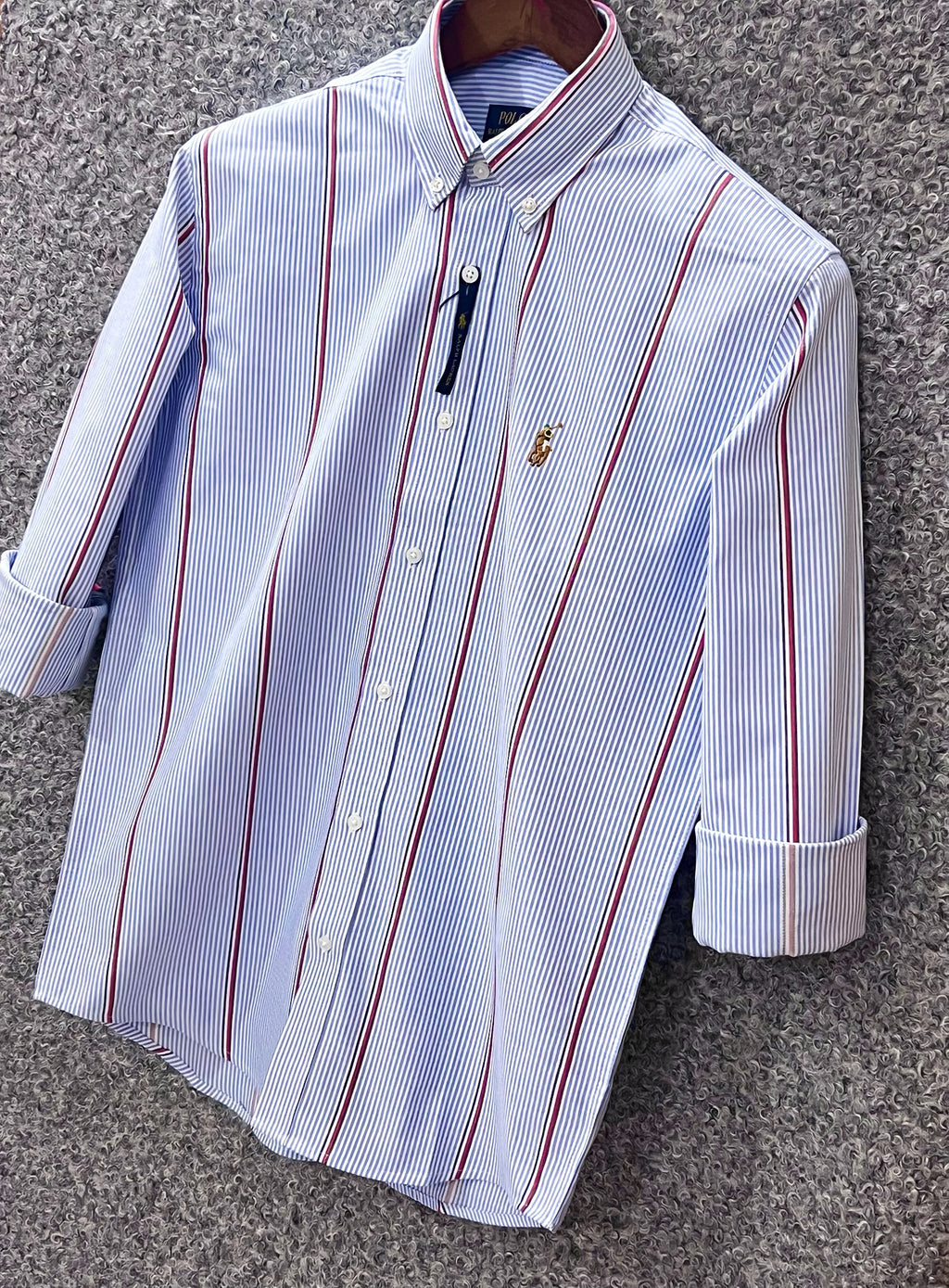 Premium Stripe Full Sleeve Shirt | Stripe Shirt | Shirtology Bangladesh