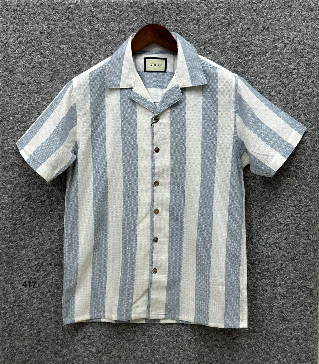 Premium Seersucker Cuban Collar Shirt | Shirtology Bangladesh