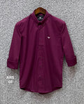 Iconic Solid Shirt Maroon | Shirtology Bangladesh