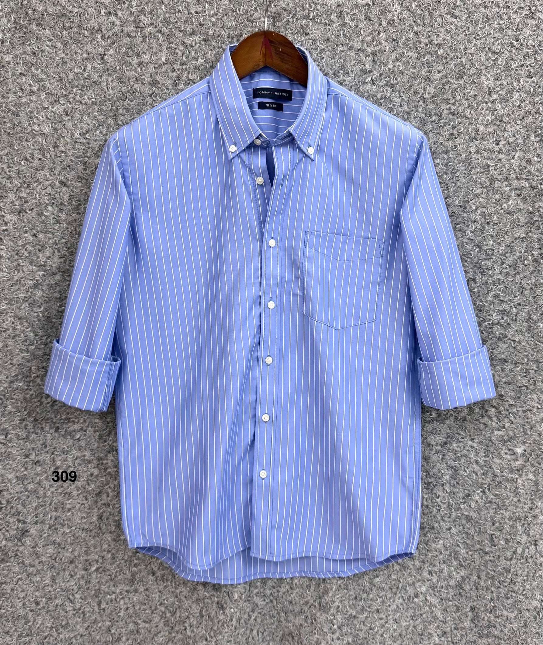 Premium Stripe Full Sleeve Shirt With Pocket | Stripe Shirt | Shirtology Bangladesh