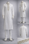 Gatsby Premium Panjabi for Men – Classic Fit | Eid & Festive Wear 06_white
