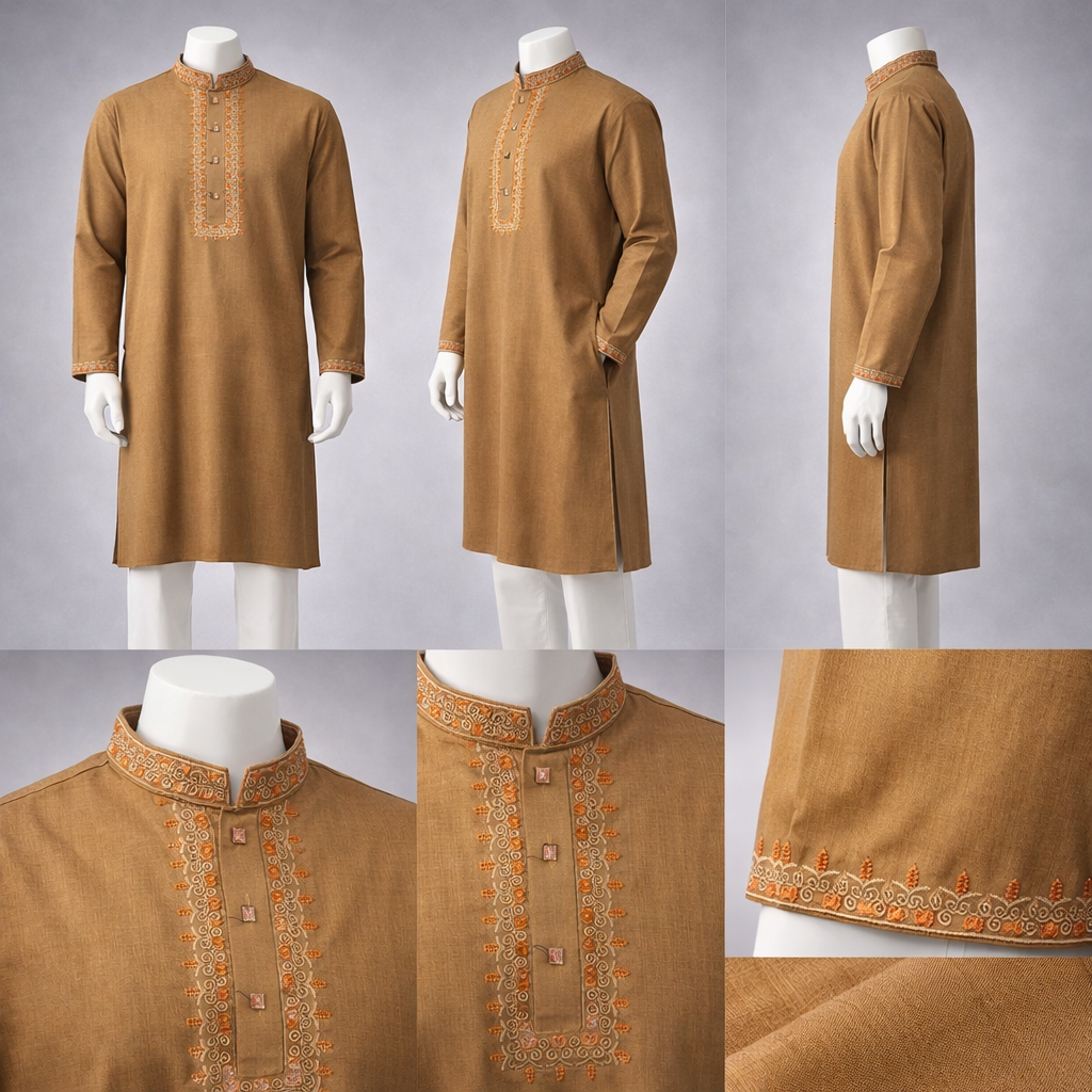 Premium Embroidery Panjabi for Men 709