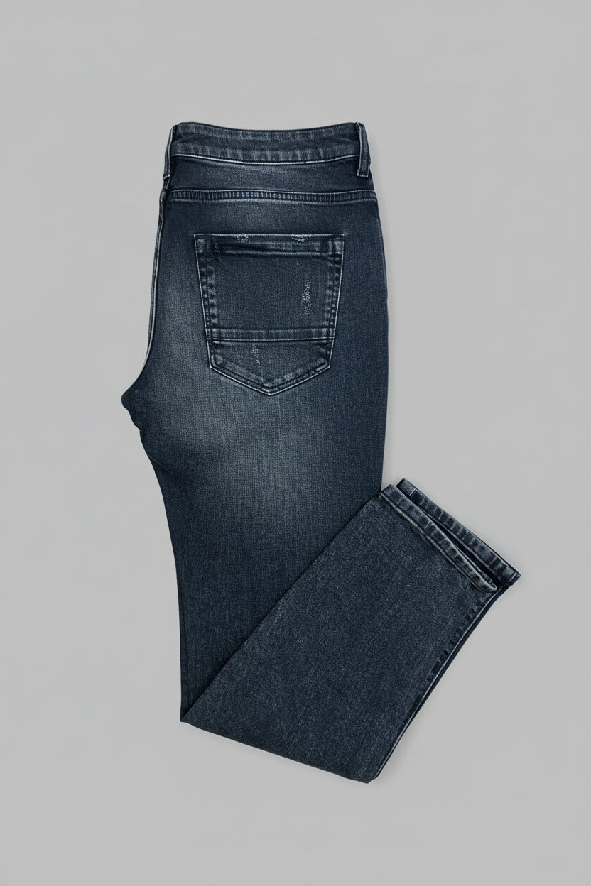 Gatsby Mens DENIM PANT_TIME ZON.e black 946 | Shirtology Bangladesh