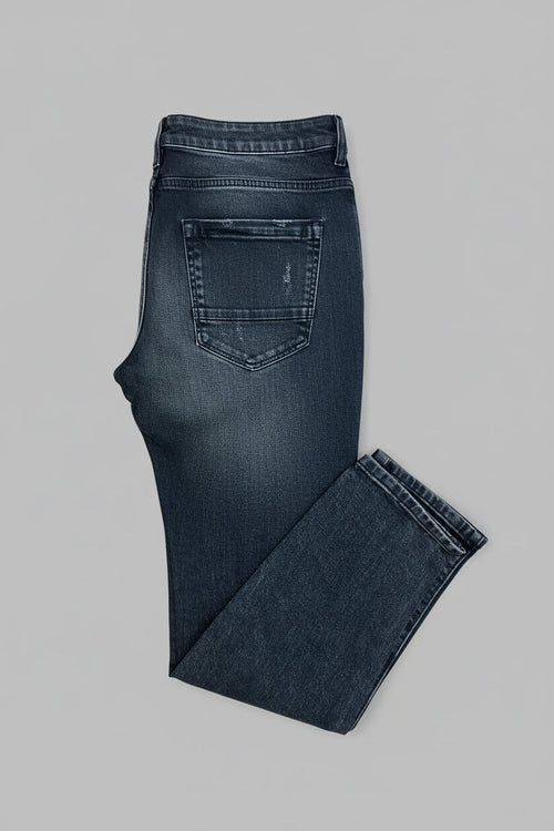 Gatsby Mens DENIM PANT_TIME ZON.e black 946 | Shirtology Bangladesh