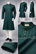 Luxury embroidery Panjabi with premium finish 612