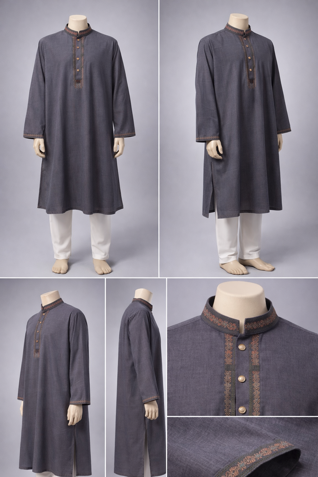 Luxury embroidery Panjabi with premium finish 408
