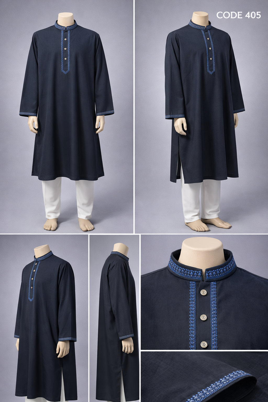 Luxury embroidery Panjabi with premium finish 619