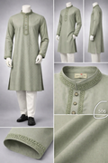 Luxury embroidery Panjabi with premium finish 506