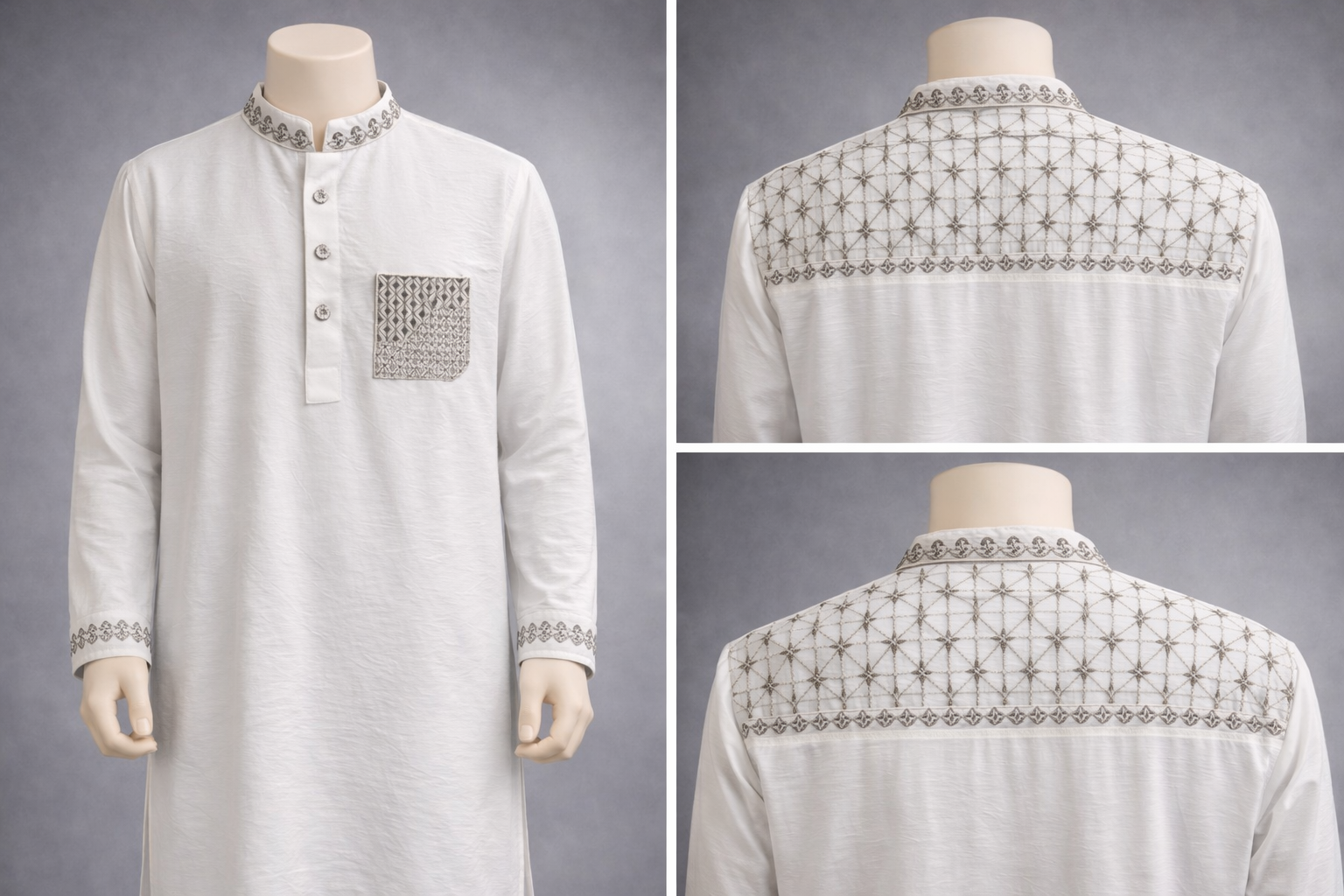 GATSBY Mens Kabli Set New STY White 959