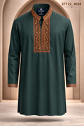 Gatsby Mens panjabi new STY 22_  GREEN 4054