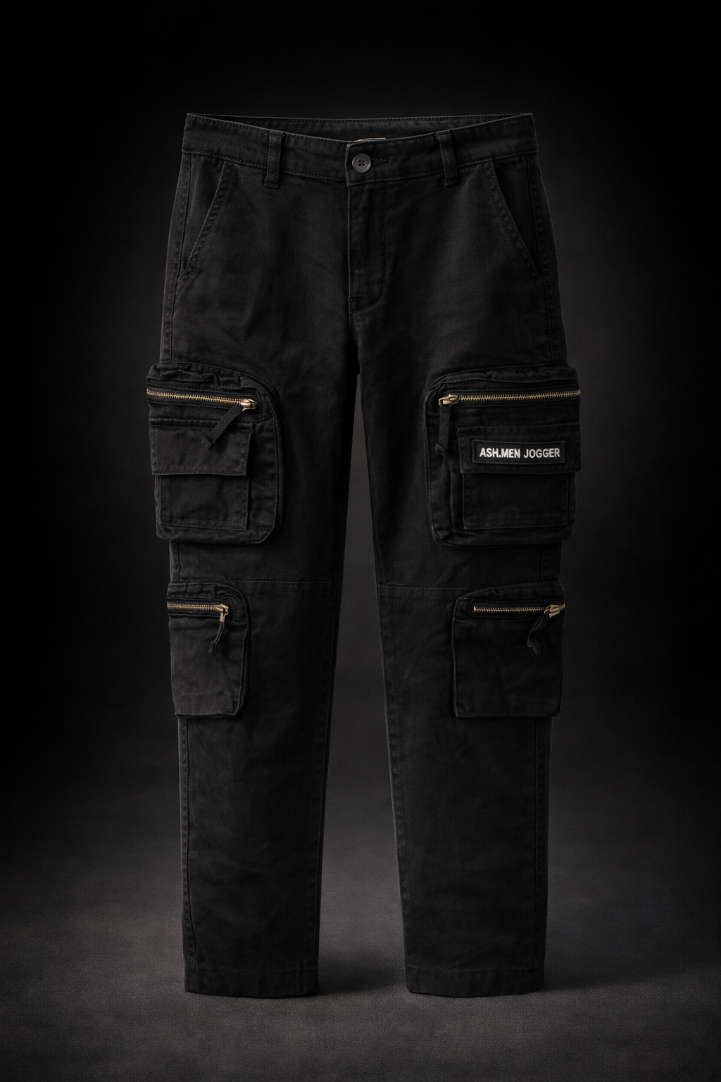 POCET CARGO TWILL PANT _ASH - BLACK | Cargo Pant | Shirtology Bangladesh