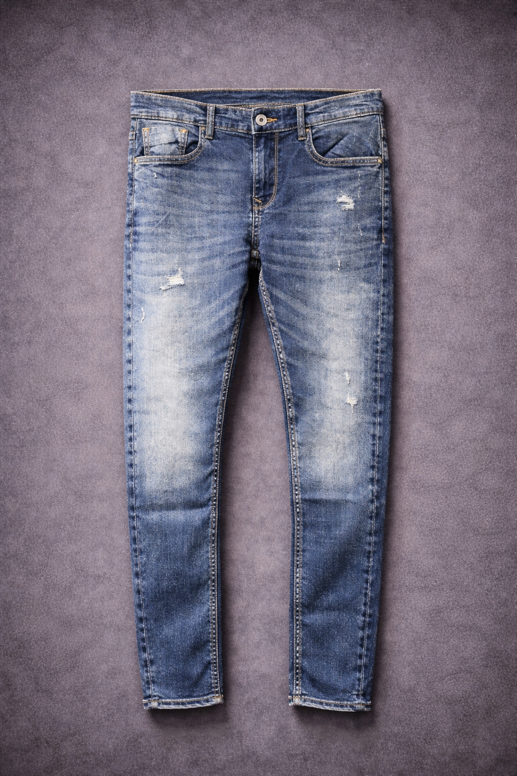 Rookies Denim Tapered Ankle-Length Stretch Jeans - Blue RJ6232 | Denim pant | Shirtology Bangladesh