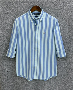 Premium Stripe Full Sleeve Shirt | Stripe Shirt | Shirtology Bangladesh