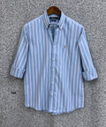 Premium Stripe Full Sleeve Shirt | Stripe Shirt | Shirtology Bangladesh