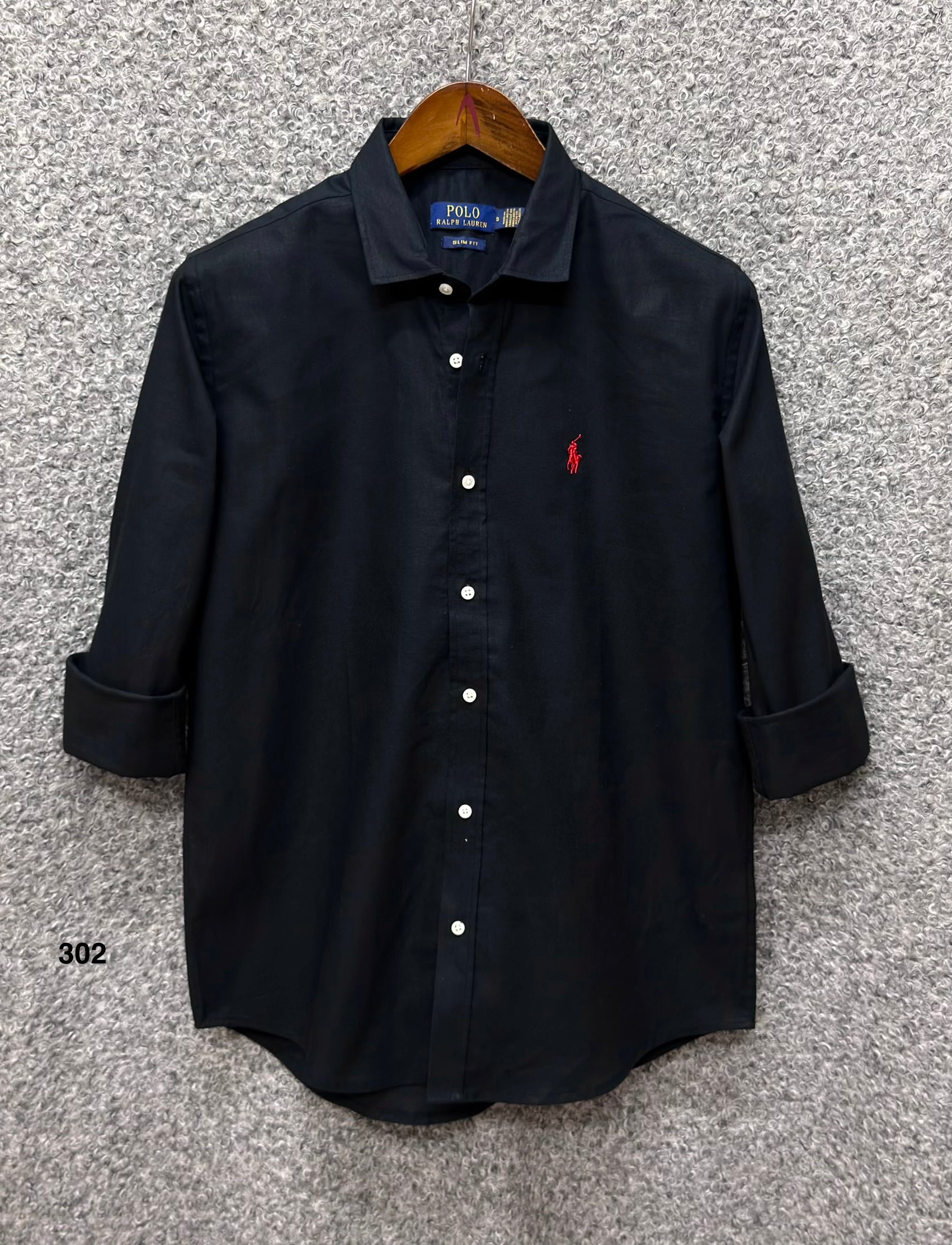 Luxury Linen Blend Solid Shirt with Cane Collar RLS 302