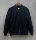 Premium Diamond Quilted Waffle Knit Jacket GCJT Black