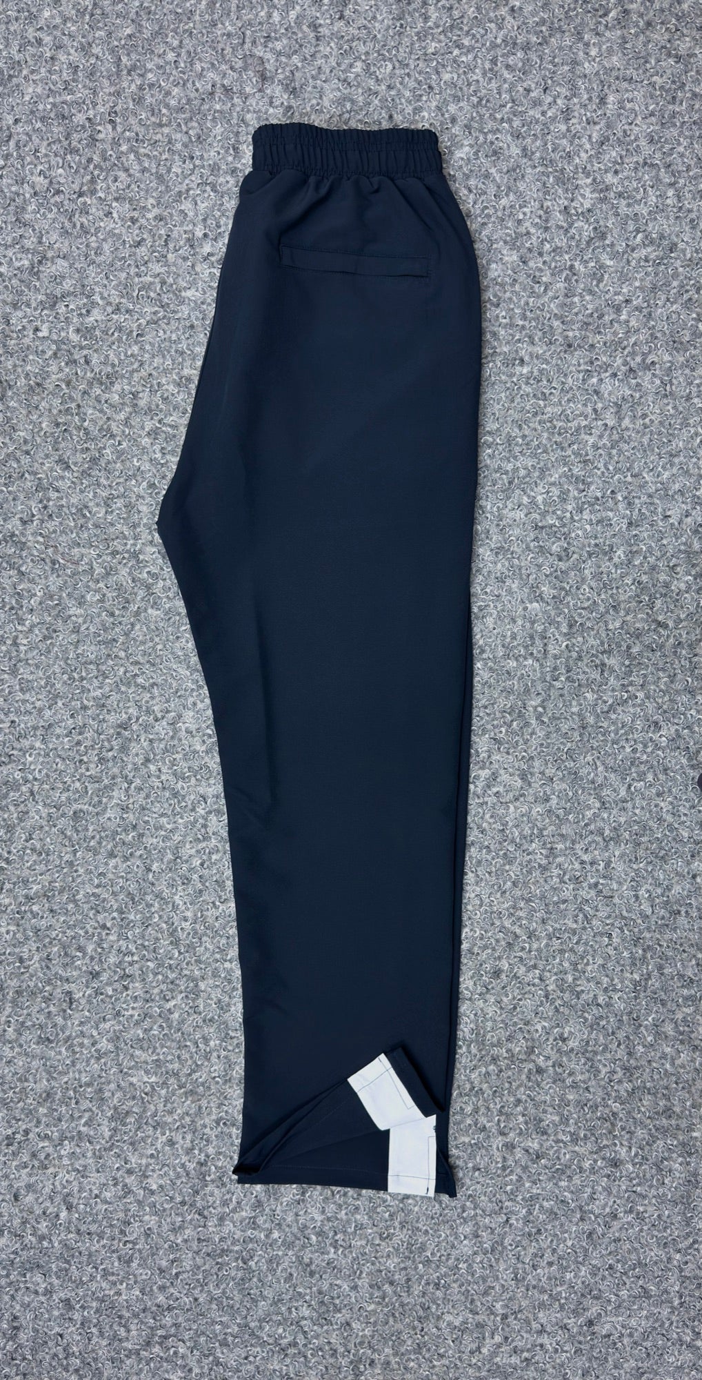 Performance Side-Stripe Track Pants Navy — back