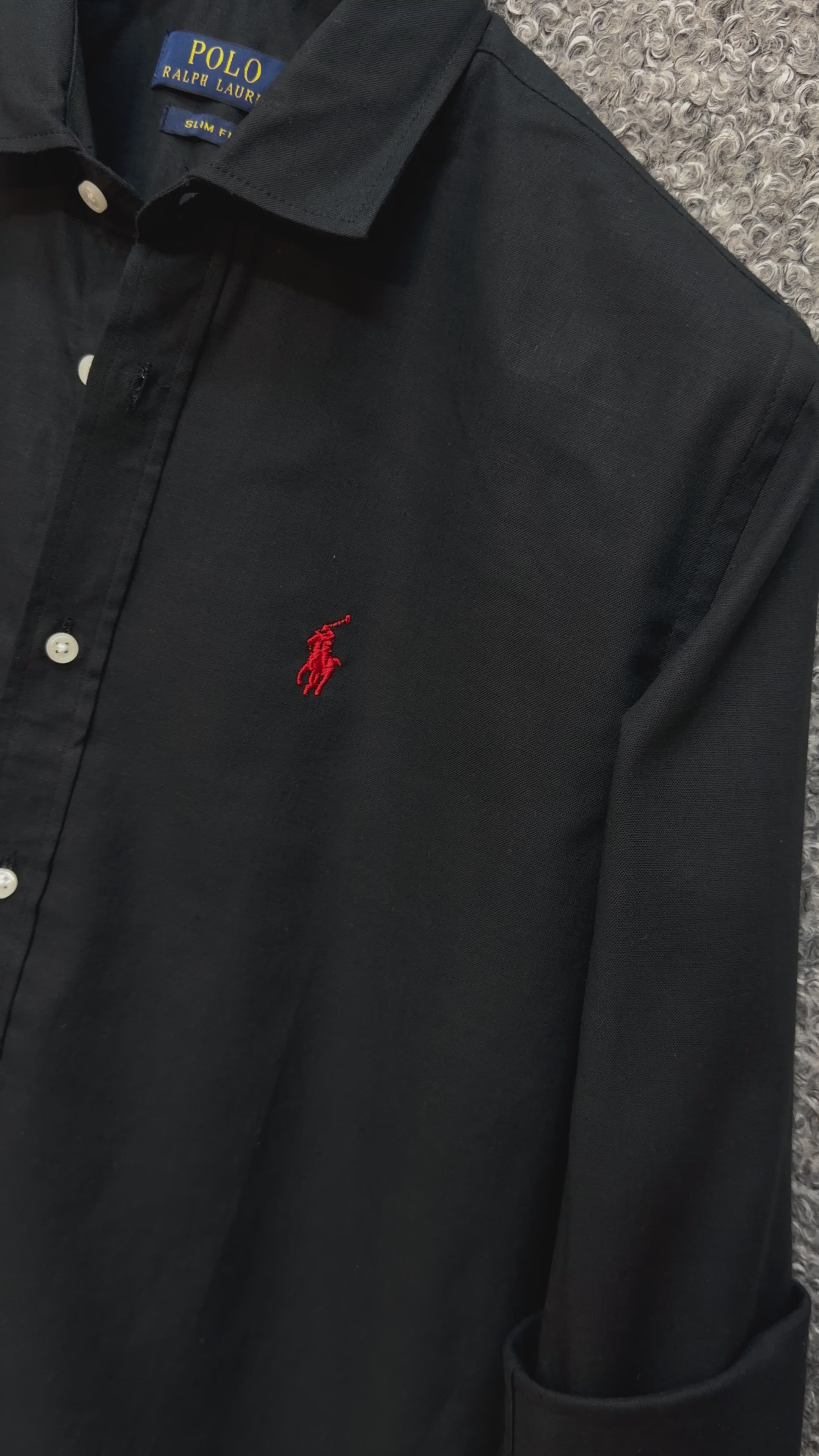 Luxury Linen Blend Solid Shirt with Cane Collar RLS 302