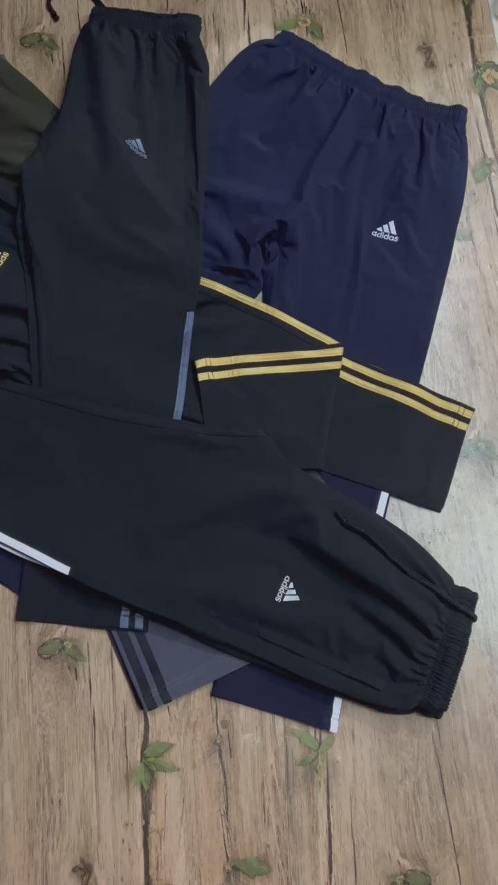 Performance Three-Stripe Half Style Track Pants Navy White