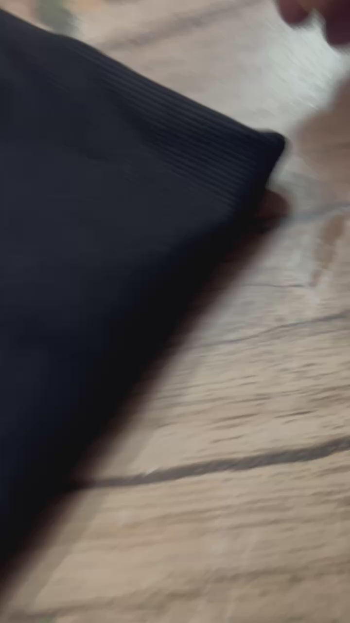 Luxury Winterwear High-GSM Turtleneck Black