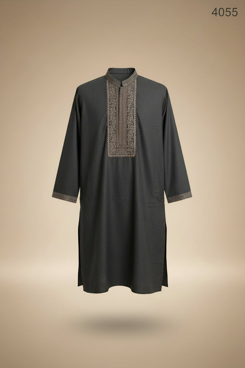 Gatsby Mens panjabi new STY 22_ BLACK 4055