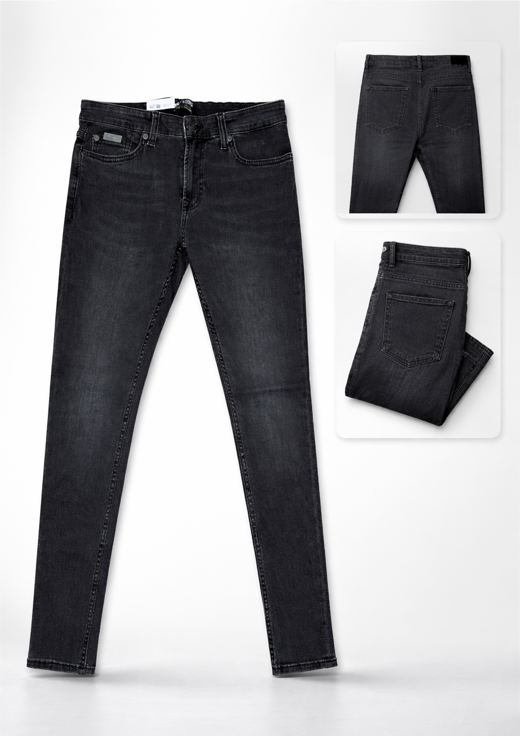 GATSBY Mens DENIM PANT 26_Only & SONS ASH GRAY | Shirtology Bangladesh